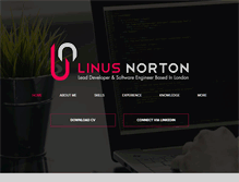 Tablet Screenshot of linusnorton.co.uk